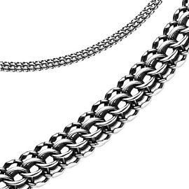 Цепь КБ-7050 d.1.60 серебро