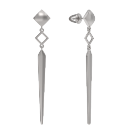 Серьги пусеты 1042162-00000 серебро Геометрия