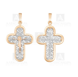 Крест христианский Кр159 золото Полновесный