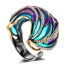 Кольцо 32-083TR стр серебро