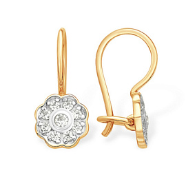 Серьги С13213166 золото