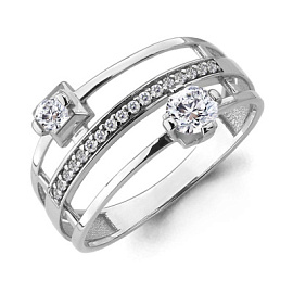 Кольцо 68063А.5 серебро