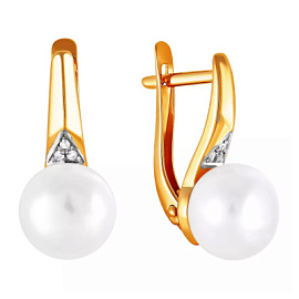 Серьги 290-1-746Р золото