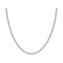 Колье чокер 94071330 серебро