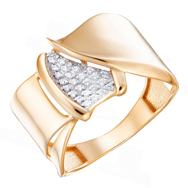 Кольцо кл4043-01 золото