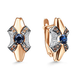 Серьги 26698-170 золото