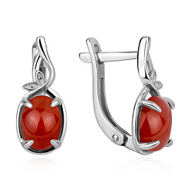 Серьги 2340396336-31 серебро