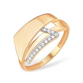 Кольцо К13221659 золото