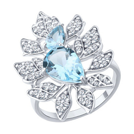 Кольцо 94-310-00111-1 серебро