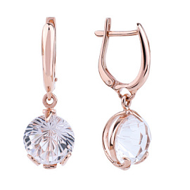 Серьги подвесные 3259-1 гх золото