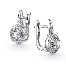 Серьги 02-4847.00ГХ-00 серебро
