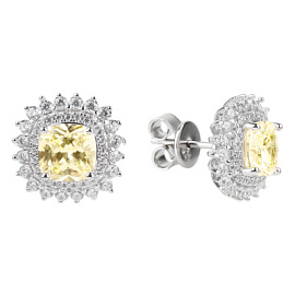 Серьги пусеты SS-B1380EC3 серебро