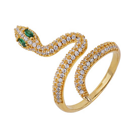 Кольцо 18-1274-Wv ювелирный сплав змея