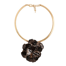 Колье 504227490-1 ювелирный сплав Цветок