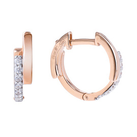 Серьги конго 08-259912 золото