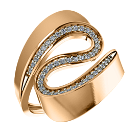 Кольцо 08-159032 золото