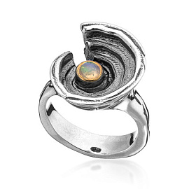 Кольцо RG021581OPL-COV-S серебро