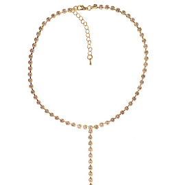 Колье галстук 701694310-1 ювелирный сплав