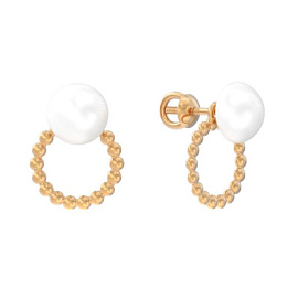 Серьги джекеты 1044342-11250 золото
