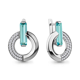 Серьги 45000088А.5 серебро