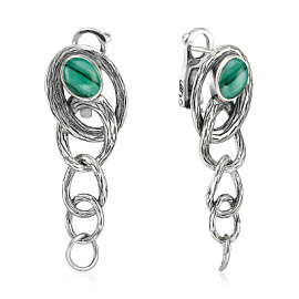 Серьги ER091553MLC-COV-M серебро