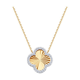 Колье 070701 золото Ван Клиф