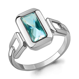 Кольцо один камень 65000688.5 серебро