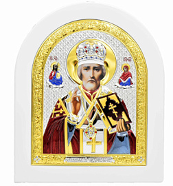 Икона 6392.2CWB ювелирный сплав Святой Николай Чудотворец