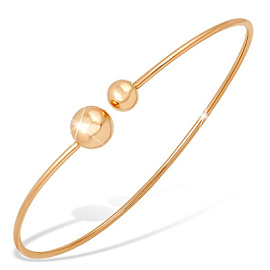 Браслет жесткий Б1005641 золото Шар