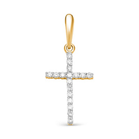 Крест декоративный 51-02-0001-05338 золото