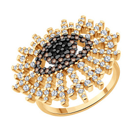 Кольцо 93011188 серебро Глаз-антисглаз