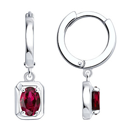 Серьги подвесные 64020006 серебро