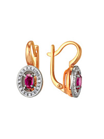 Серьги 54010609 золото