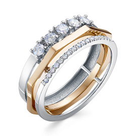 Кольцо обручальное 3989-110 золото