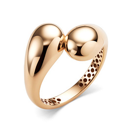 Кольцо К5471 золото Боттега Венета