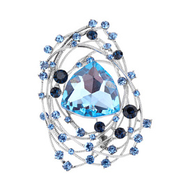 Брошь 61917240 ювелирный сплав