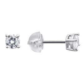 Серьги пусеты FLE16 серебро