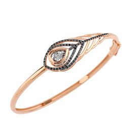 Браслет жесткий 09-11-51131-13-00 золото перо