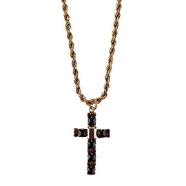 Колье 158500825720 ч ювелирный сплав Крест