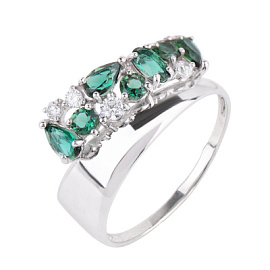 Кольцо 1-847 тур серебро