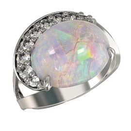 Кольцо 1034361-01110-О серебро