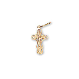 Крест христианский КР-073 золото Полновесный