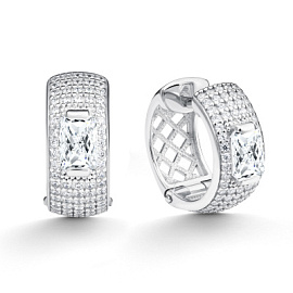 Серьги конго 02-5536.00КЦ-00 серебро