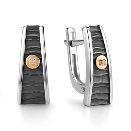 Серьги 02-4240.000Б-17 серебро