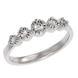 Кольцо дорожка 1042371-01110 серебро