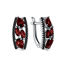 Серьги 207412-901-0029 серебро