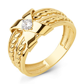 Кольцо 028341-4102 золото