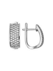 Серьги дорожка СРС7700Ф серебро Дорожка