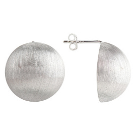 Серьги E1267-W серебро Шар