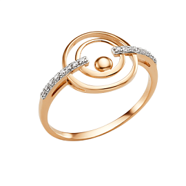 Кольцо 005411-4102 золото Круг